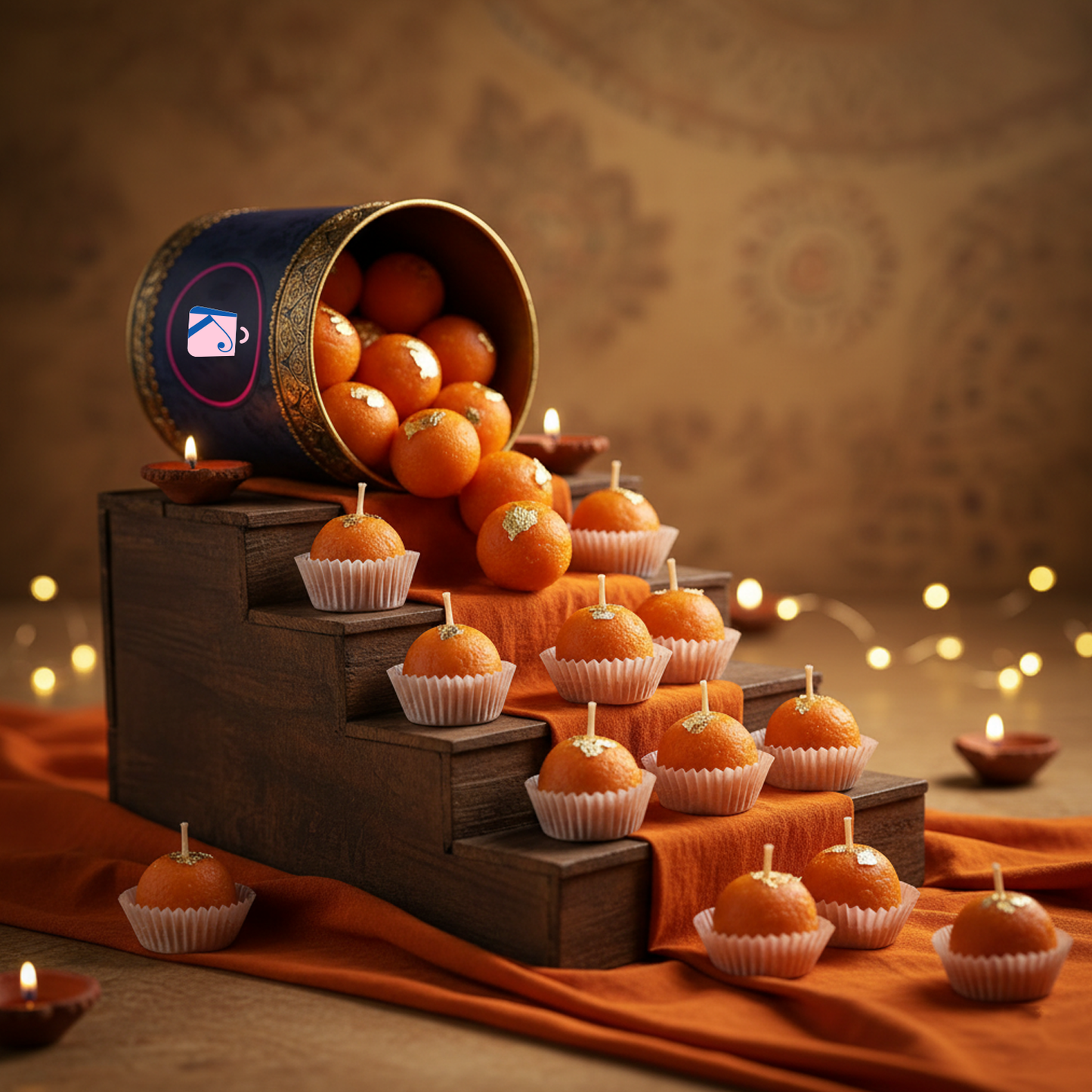 Motichoor Laddoo Candles - The Festive Gift That Burns Brighter & Lasts Longer