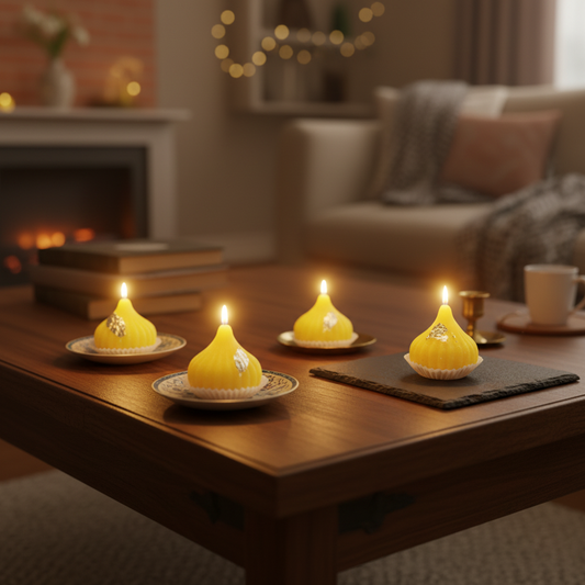 The Sweet Glow of Tradition – The Modak Candle
