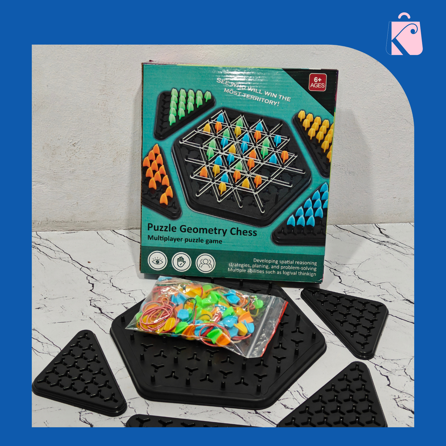 Chain Triangle Chess Game: The Perfect Brain Development Game for Indian Families
